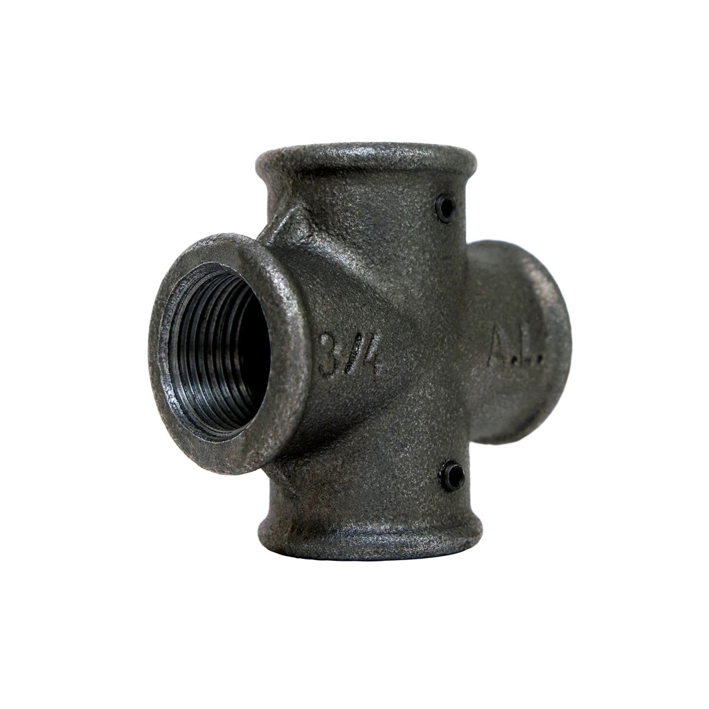 Kreuz mit Madenschrauben 3/4 Zoll